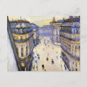Gustave Caillebotte- Rue Halevy from Sixth Floor Postcard