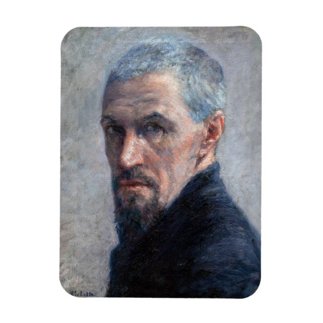 Gustave Caillebotte - Self Portrait Magnet (Vertical)