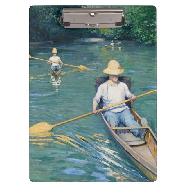 Gustave Caillebotte - Skiffs on the Yerres Clipboard (Front)