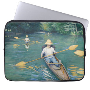 Gustave Caillebotte - Skiffs on the Yerres Laptop Sleeve