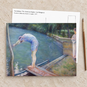 Gustave Caillebotte - The Bather / The Diver Postcard