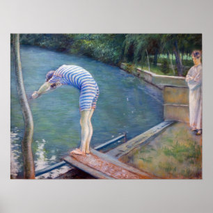 Gustave Caillebotte - The Bather / The Diver Poster