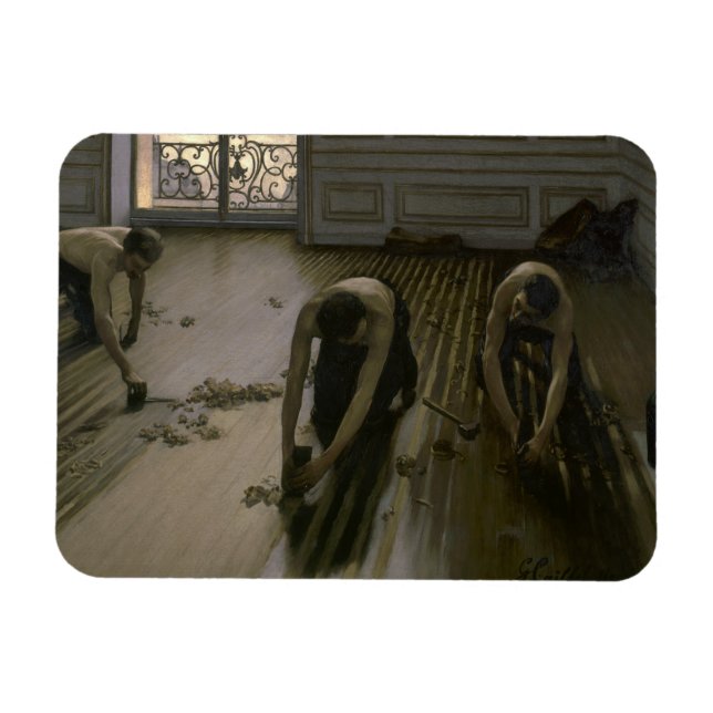 Gustave Caillebotte - The Floor Planers Magnet (Horizontal)