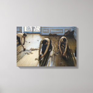 Gustave Caillebotte - The Floor Scrapers Canvas Print