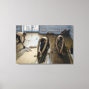 Gustave Caillebotte - The Floor Scrapers Canvas Print