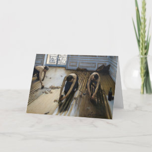 Gustave Caillebotte - The Floor Scrapers Card