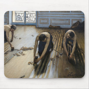 Gustave Caillebotte - The Floor Scrapers Mouse Mat