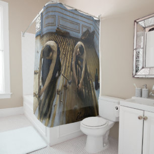 Gustave Caillebotte - The Floor Scrapers Shower Curtain