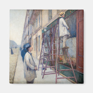 Gustave Caillebotte - The House Painters Magnet