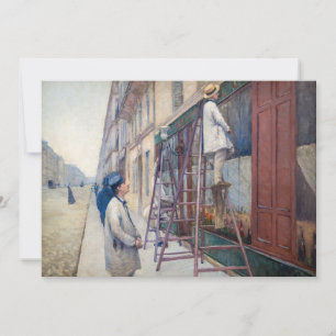 Gustave Caillebotte - The House Painters Thank You Card
