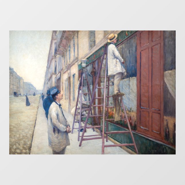 Gustave Caillebotte - The House Painters Window Cling (Sheet)