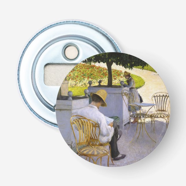 Gustave Caillebotte - The Orange Trees Bottle Opener (Front)