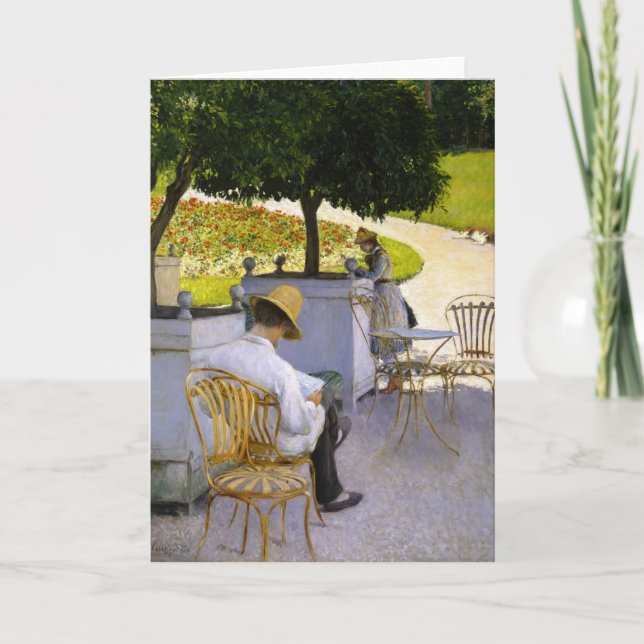 Gustave Caillebotte - The Orange Trees Card (Front)