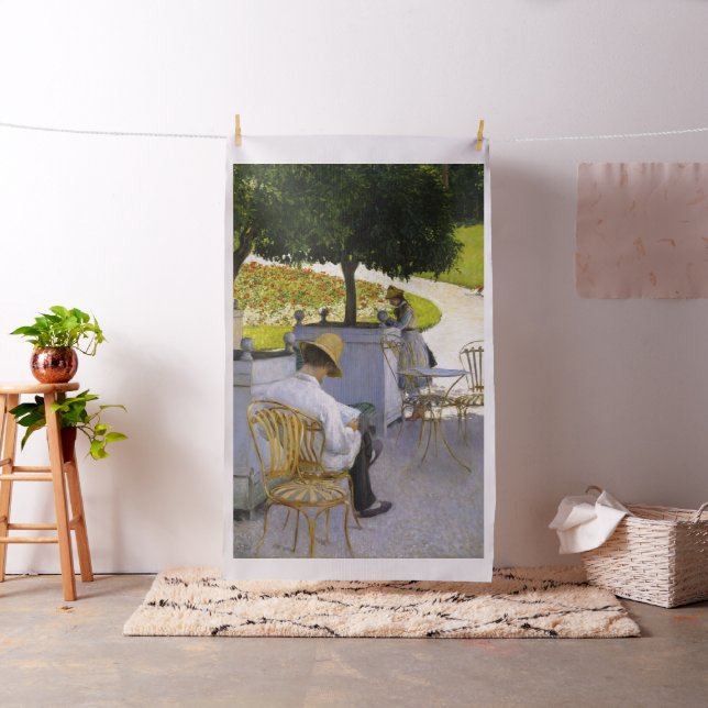 Gustave Caillebotte - The Orange Trees Fabric (In Situ)