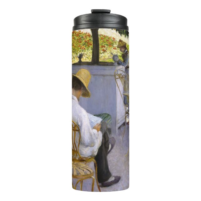 Gustave Caillebotte - The Orange Trees Hanging Tap Thermal Tumbler (Front)