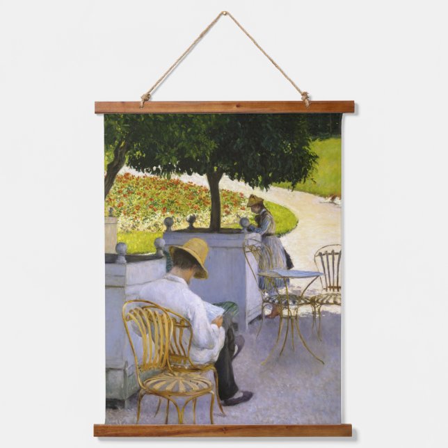 Gustave Caillebotte - The Orange Trees Hanging Tapestry (Front)