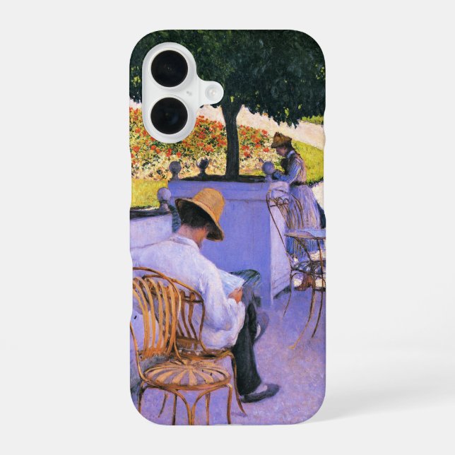 Gustave Caillebotte - The Orange Trees iPhone 16 Case (Back)