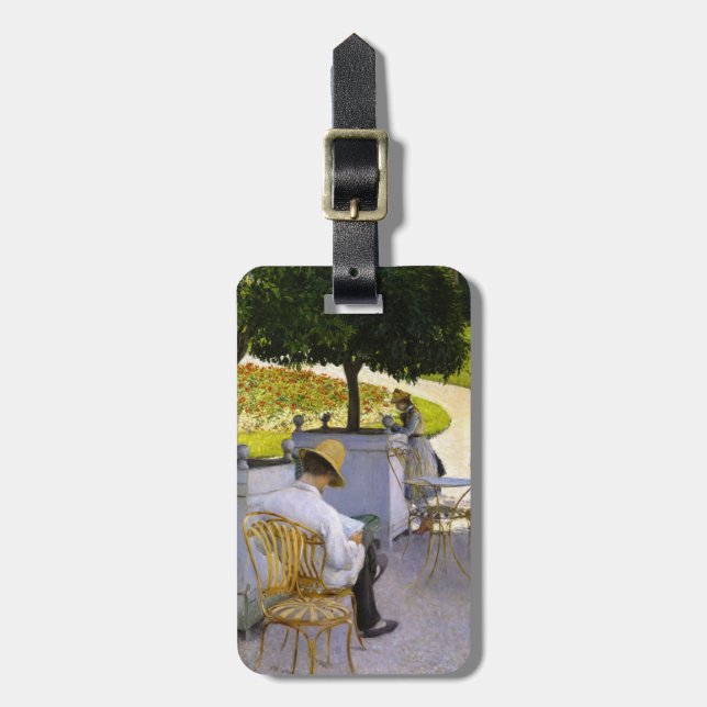 Gustave Caillebotte - The Orange Trees Luggage Tag (Front Vertical)