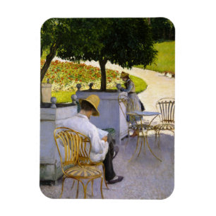Gustave Caillebotte - The Orange Trees Magnet
