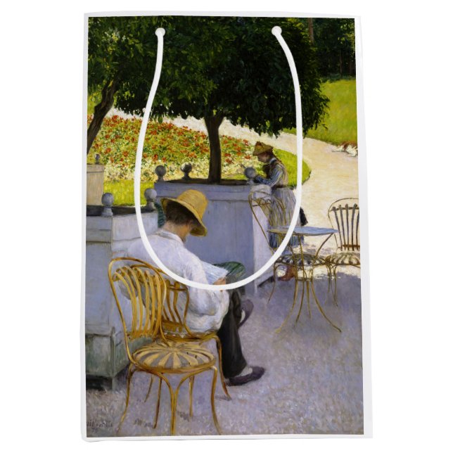 Gustave Caillebotte - The Orange Trees Medium Gift Bag (Front)