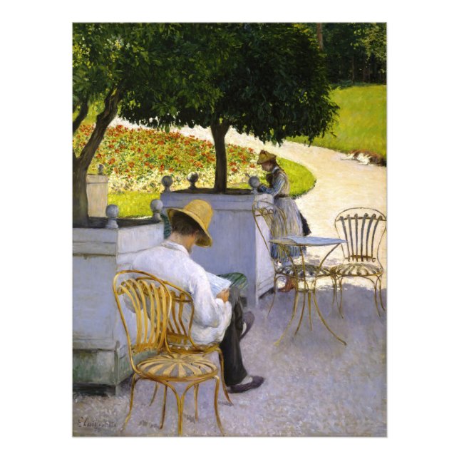 Gustave Caillebotte - The Orange Trees Photo Print (Front)
