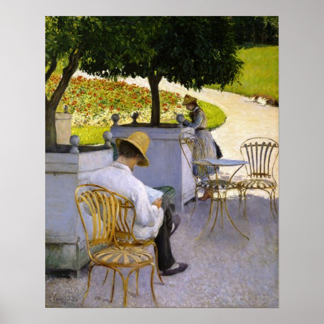 Gustave Caillebotte - The Orange Trees Poster (Front)