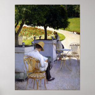 Gustave Caillebotte The Orange Trees Poster
