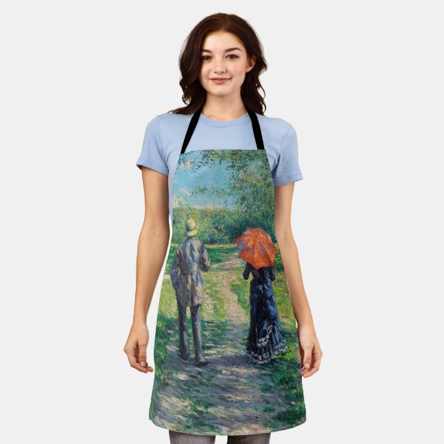 Gustave Caillebotte - The Path Uphill Apron (Worn)