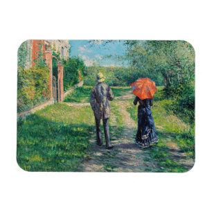Gustave Caillebotte - The Path Uphill Magnet