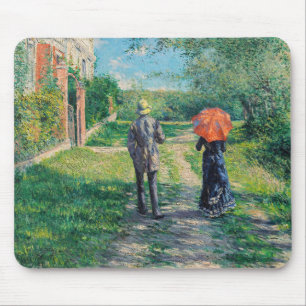 Gustave Caillebotte - The Path Uphill Mouse Mat
