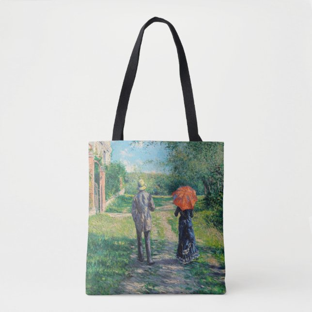 Gustave Caillebotte - The Path Uphill Tote Bag (Front)
