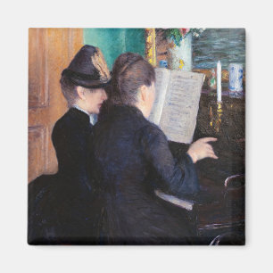 Gustave Caillebotte - The Piano Lesson Magnet
