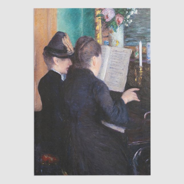 Gustave Caillebotte - The Piano Lesson Tissue Paper (Creator Uploaded)