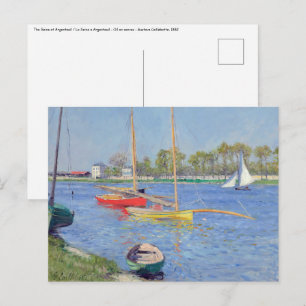 Gustave Caillebotte - The Seine at Argenteuil Postcard