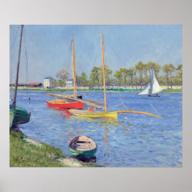Gustave Caillebotte - The Seine at Argenteuil Poster (Front)