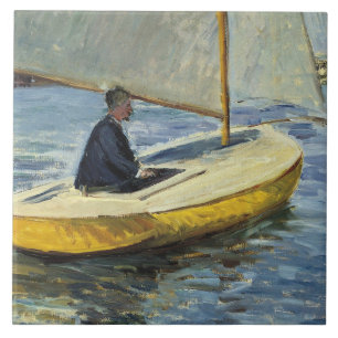 Gustave Caillebotte - The Yellow Boat Tile