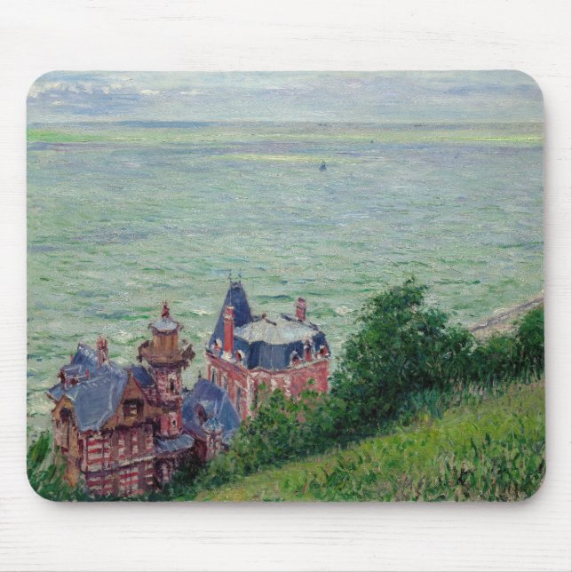 Gustave Caillebotte - Villas at Trouville Mouse Mat (Front)