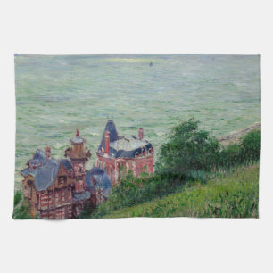 Gustave Caillebotte - Villas at Trouville Tea Towel