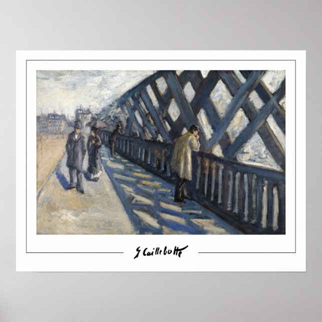 Gustave Caillebotte Zedign Art Poster #298 (Front)