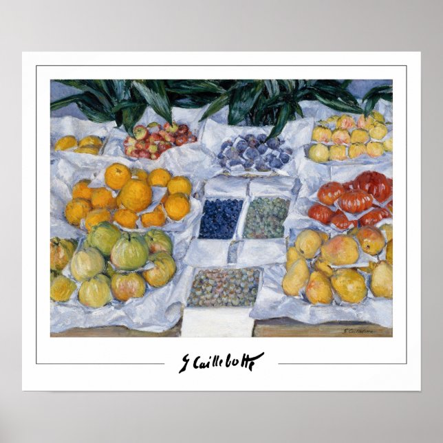 Gustave Caillebotte Zedign Art Poster #5 (Front)