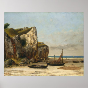 Gustave Courbet - Beach in Normandy Poster