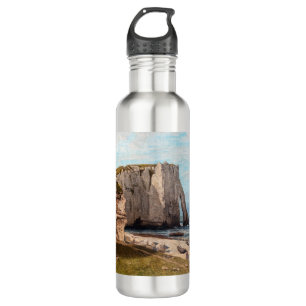 Gustave Courbet - Cliffs at Etretat after Storm 710 Ml Water Bottle