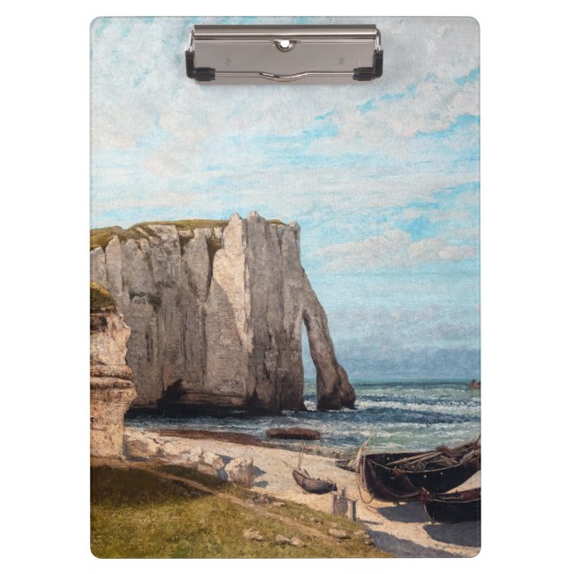 Gustave Courbet - Cliffs at Etretat after Storm Clipboard (Front)