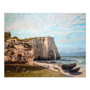 Gustave Courbet - Cliffs at Etretat after Storm Photo Print