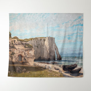 Gustave Courbet - Cliffs at Etretat after Storm Tapestry