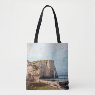 Gustave Courbet - Cliffs at Etretat after Storm Tote Bag