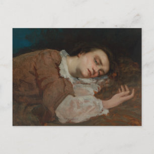 Gustave Courbet - Girls on the banks of the Seine Postcard