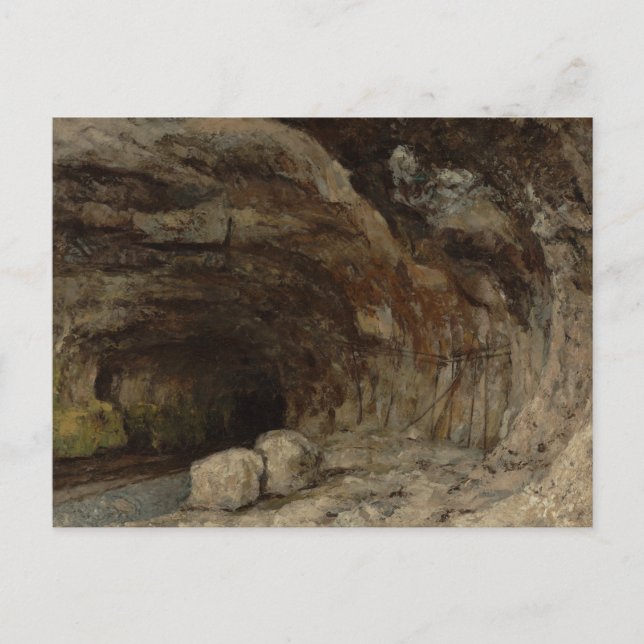 Gustave Courbet - Grotto of Sarrazine Postcard (Front)