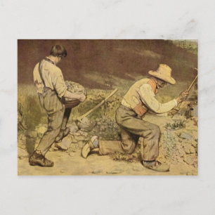 Gustave Courbet Painting Postcard
