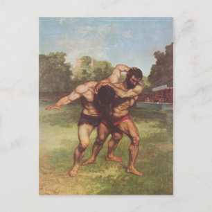 Gustave Courbet Painting Postcard